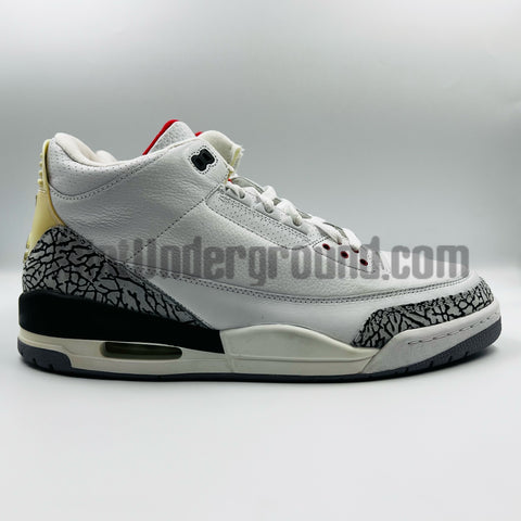 Air Jordan 3 Retro: White/Cement (2003): 136064-102