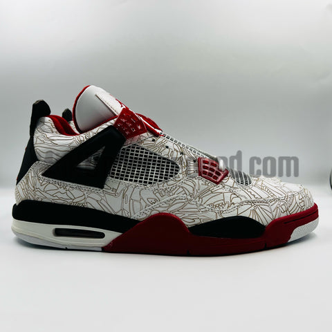 Air Jordan 4 Retro: White Laser: 308497-161