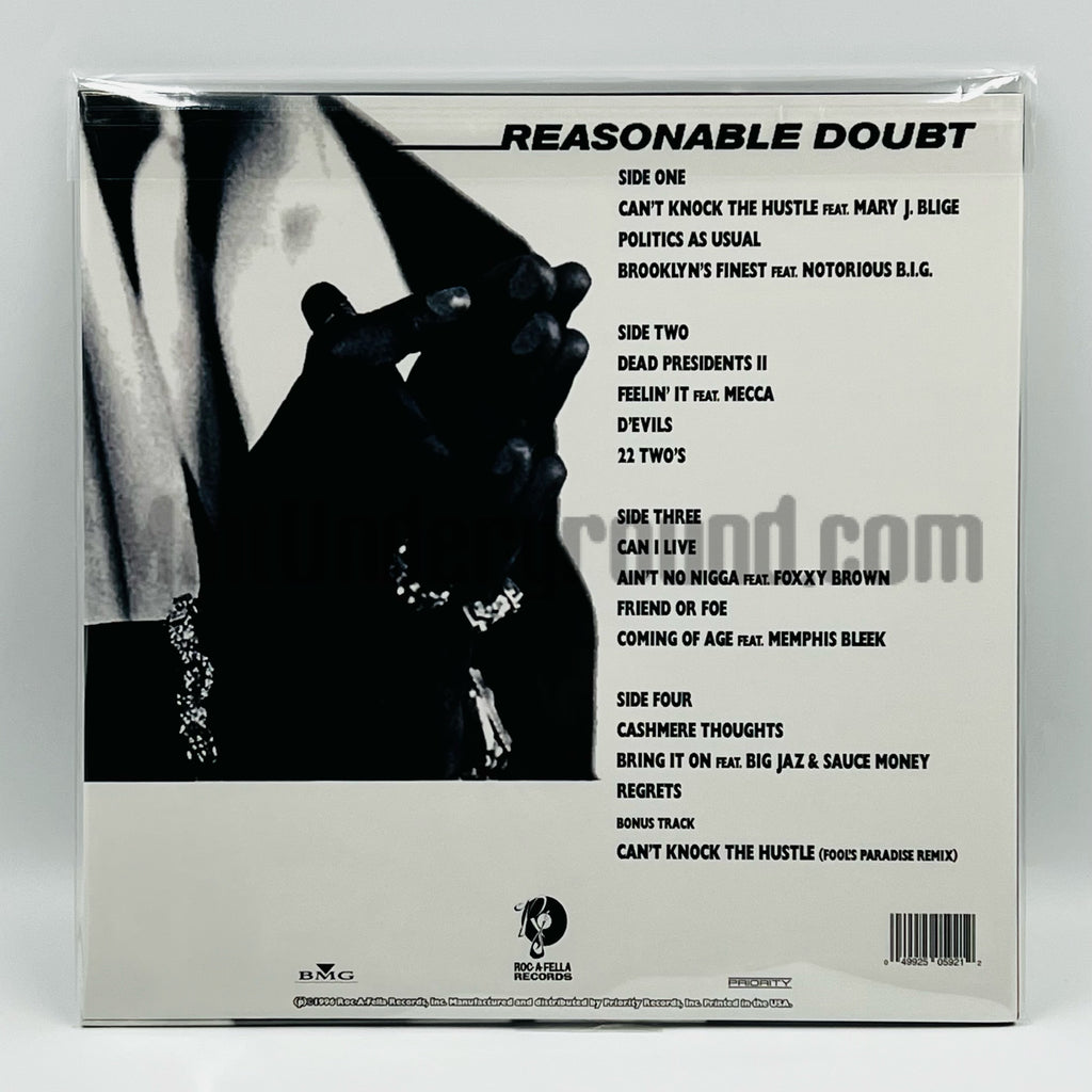 Jay-Z Reasonable Doubt White buy Vinyl 2xLP EU Import