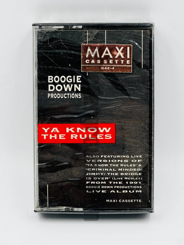 Boogie Down Productions: Ya Know The Rules: Cassette