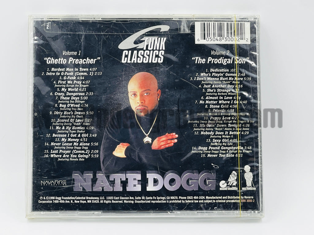 Nate Dogg: G-Funk Classics Vol. 1 & 2: CD – Mint Underground