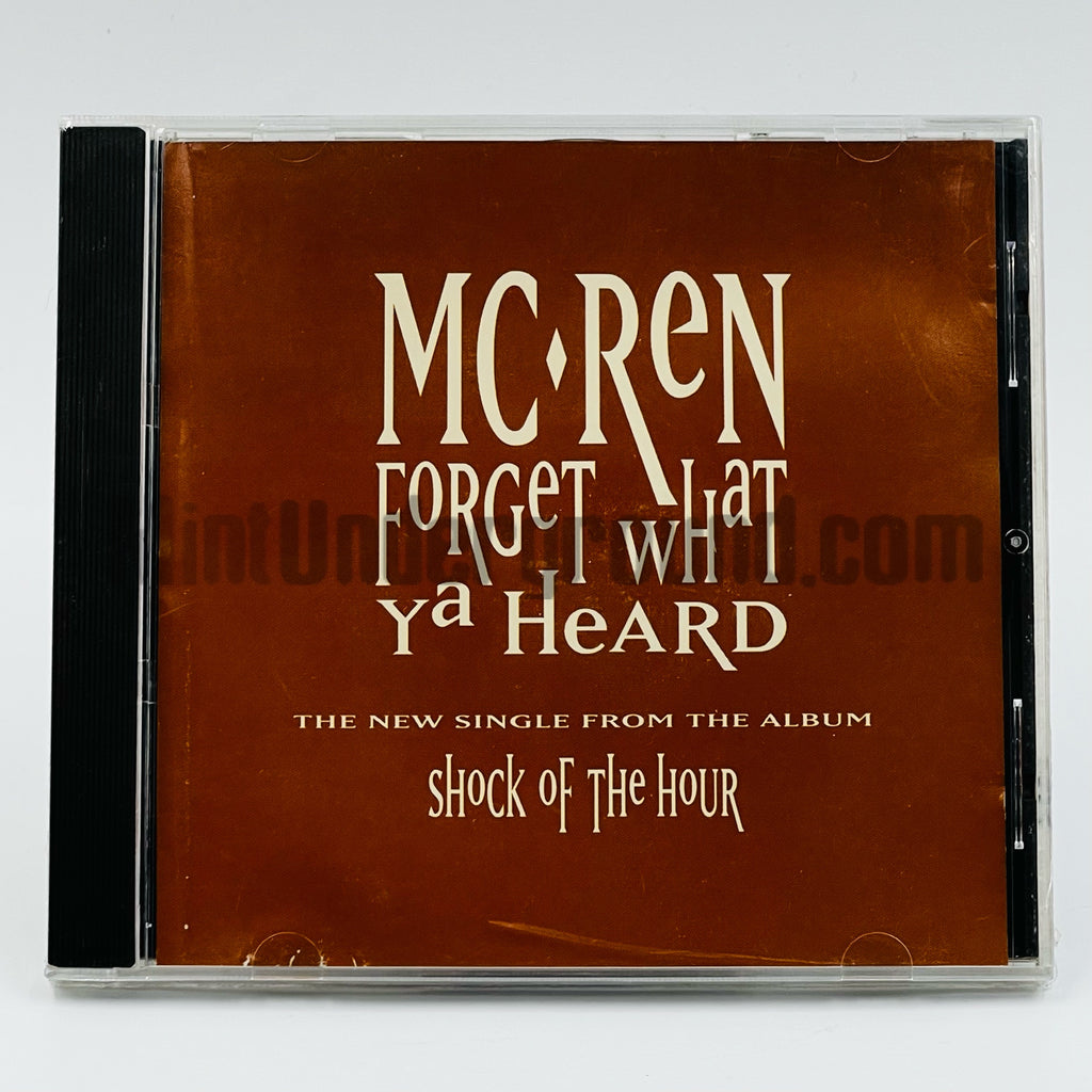 MC Ren: Forget What Ya Heard: CD Single MC Ren: Forget What Ya Heard: CD Single
