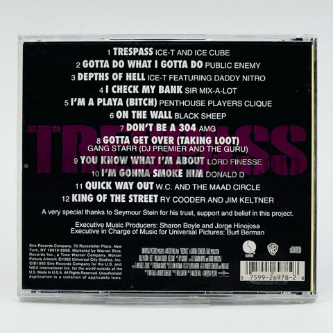 Various Artists: Trespass: Music From The Motion Picture: CD