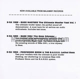 Bass Masters: The Ultimate Woofer Test Vol 1: CD