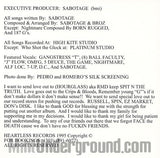 187 G's/B.M.W./BMW/Brothas Most Wanted: Faces Of Death: CD