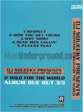 DJ Squeeky Presents: Tom Skeemask 2 Wild For The World EP: Cassette