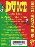 Duice: Dazzey Duks: Cassette Single: 2 Track