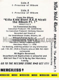 Killa Kidd Blunt aka Nicoli: The Album Pt. 1: Cassette Single: Promo