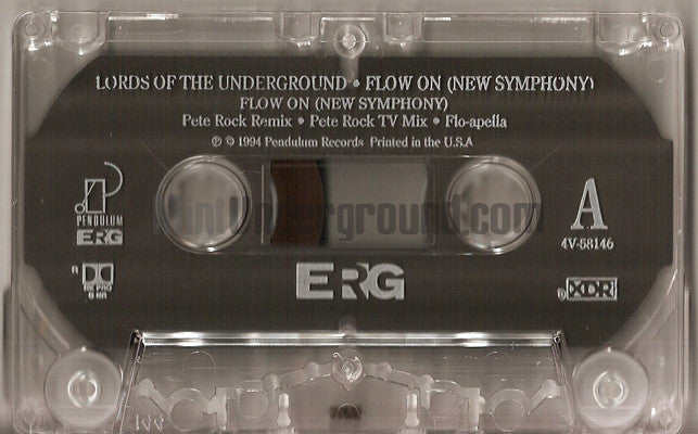 Lords Of The Underground: Flow On: Cassette Single Lords Of The Underground: Flow On: Cassette Single