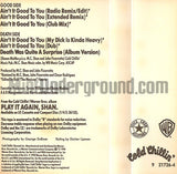 MC Shan: Ain't It Good To You: Cassette Single