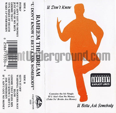 Raheem The Dream: U Don't Know U Betta Ask Somebody: Cassette