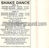 The Dogs: Shake Dance/Dogga Mixxx II: Cassette Single