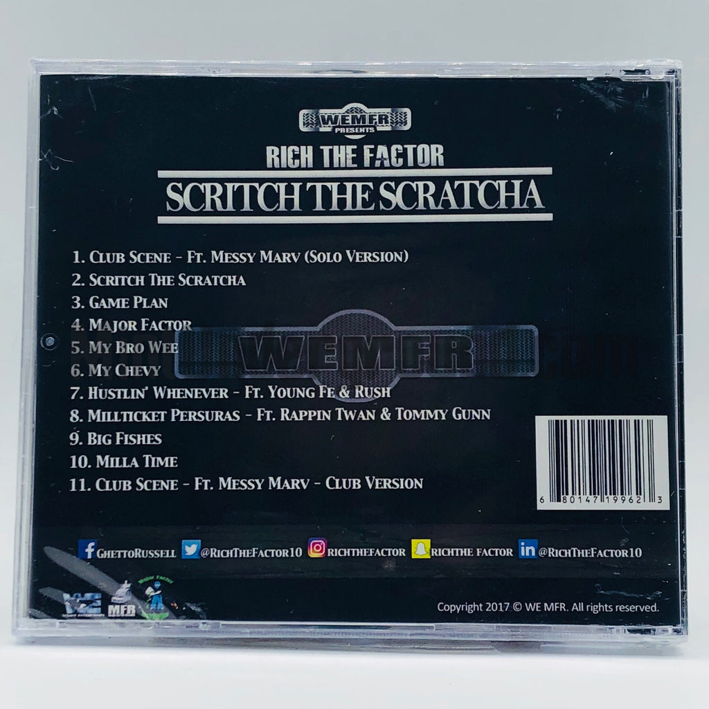 Rich The Factor: Scritch The Scratcha: CD Rich The Factor: Scritch The Scratcha: CD