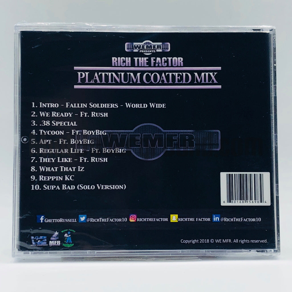 Rich The Factor: Platinum Coated Mix: CD – Mint Underground