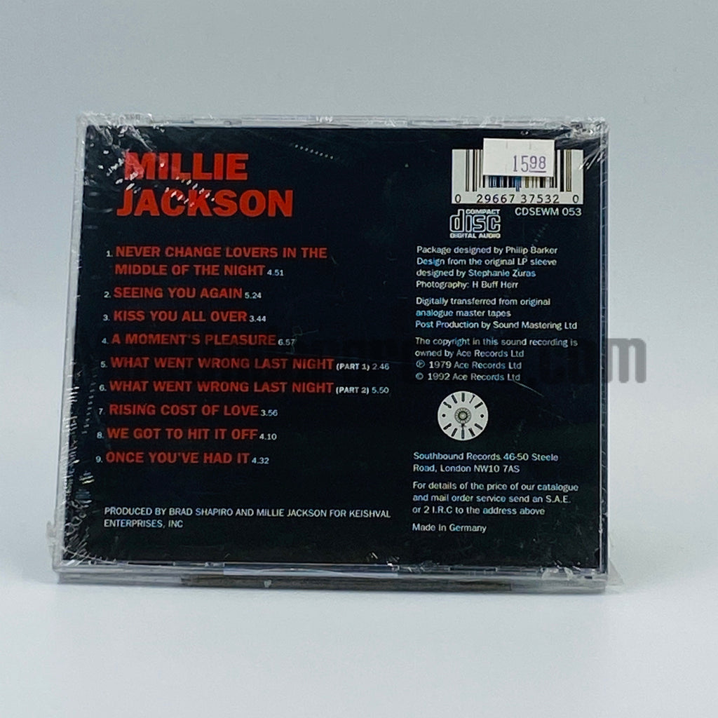 Millie Jackson: A Moments Pleasure: CD – Mint Underground Millie Jackson: A Moments Pleasure: CD – Mint Underground