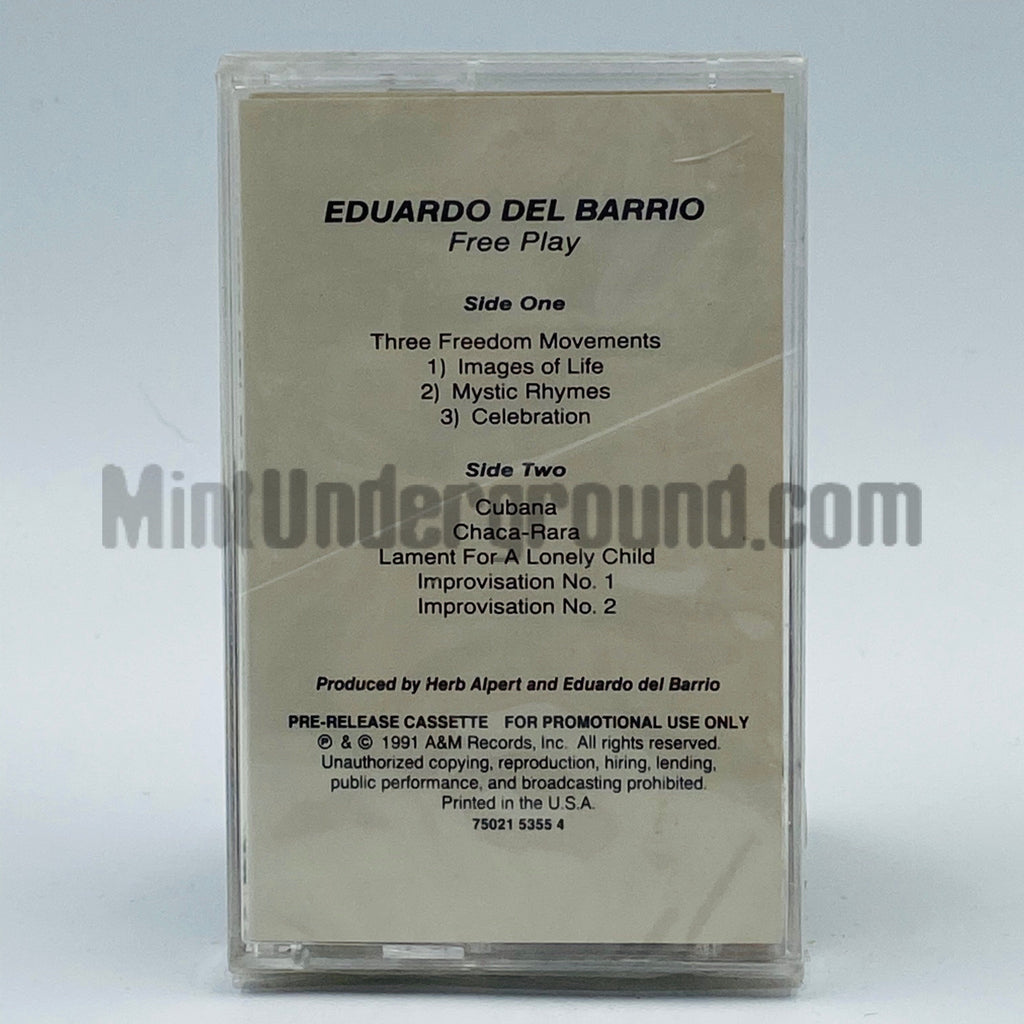Eduardo Del Barrio: Free Play: Cassette Eduardo Del Barrio: Free Play: Cassette