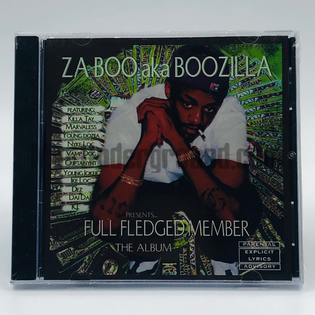 ミュージシャン Boo Zaboo aka Boozilla: Full Fledged Member: CD – Mint Underground