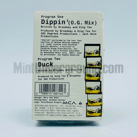 King Tee aka King T: Dippin'/Duck: Cassette Single