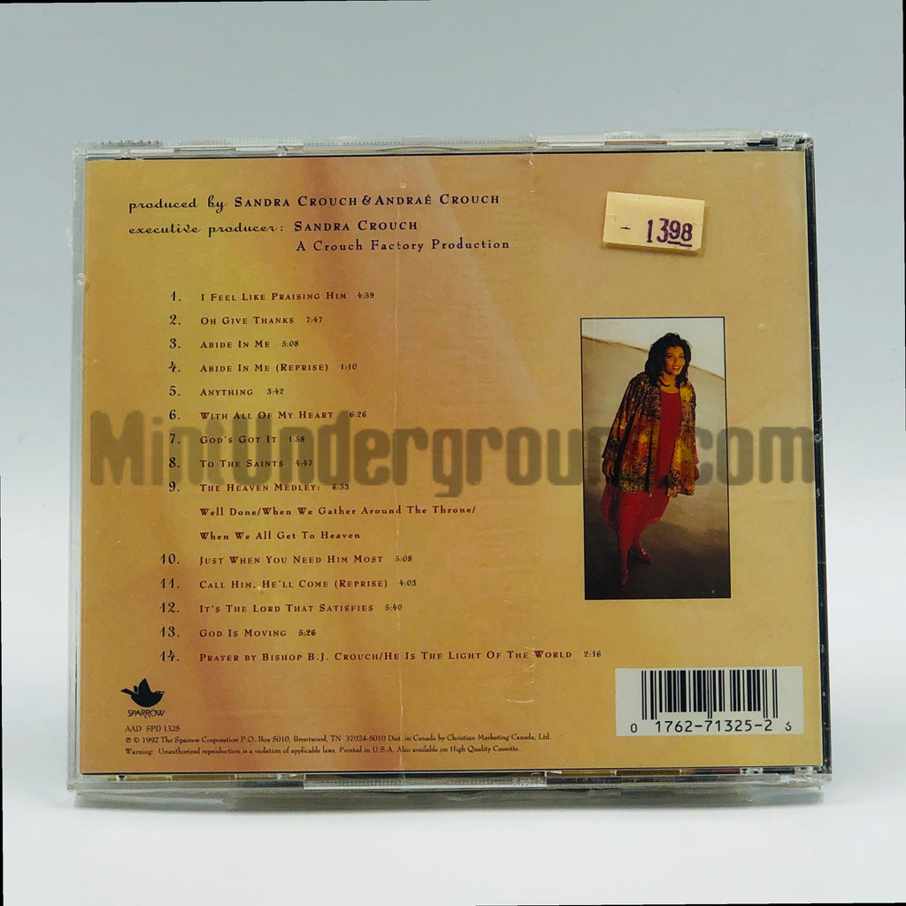 Sandra Crouch And Friends: With All Of My Heart: CD Sandra Crouch And Friends: With All Of My Heart: CD