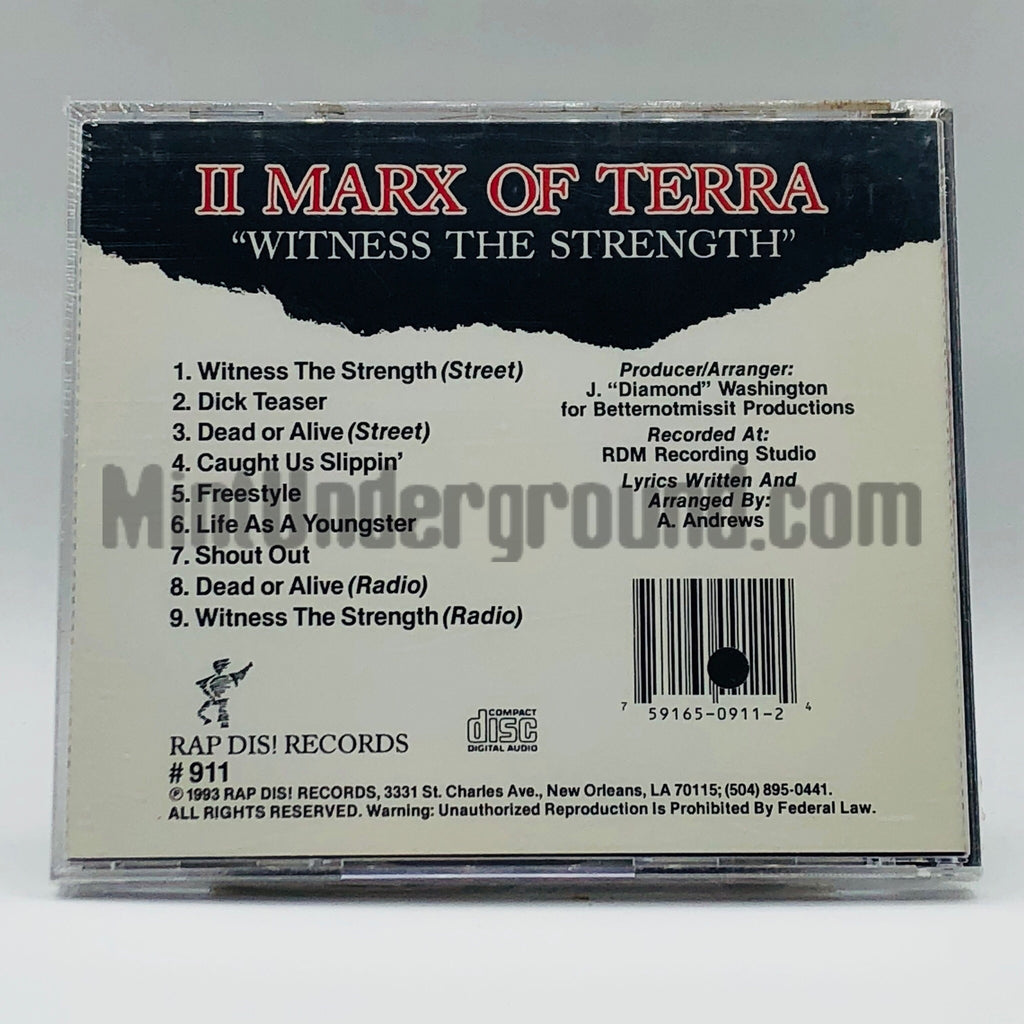 II Marx Of Terra: Witness The Strength: CD II Marx Of Terra: Witness The Strength: CD