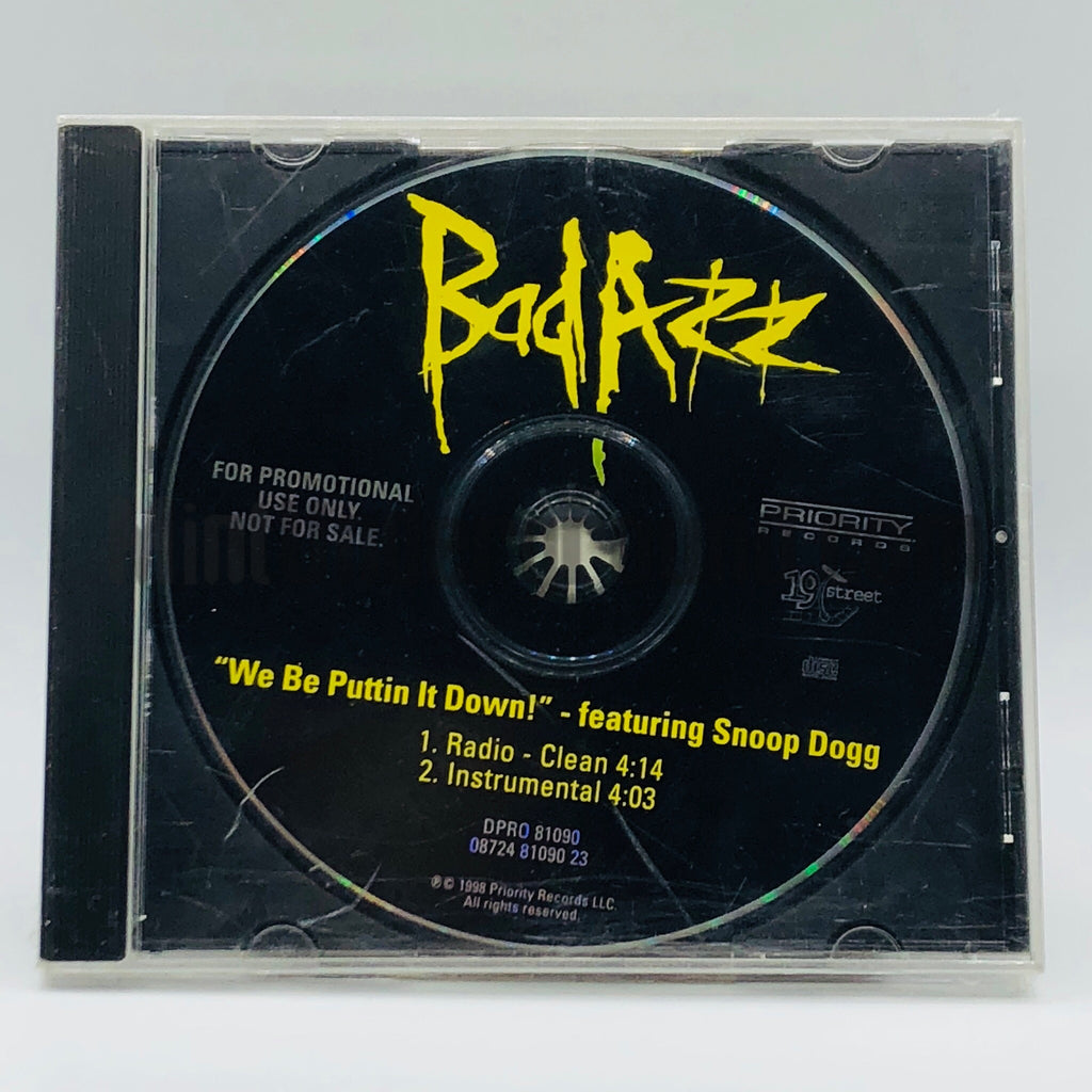 Bad Azz featuring Snoop Dogg: We Be Puttin It Down: CD Single: Promo Bad Azz featuring Snoop Dogg: We Be Puttin It Down: CD Single: Promo