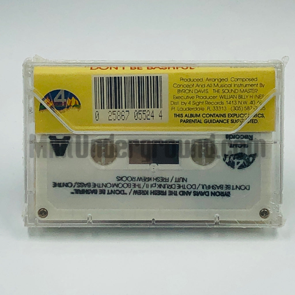 Byron Davis and The Fresh Krew: Don't Be Bashful: Cassette