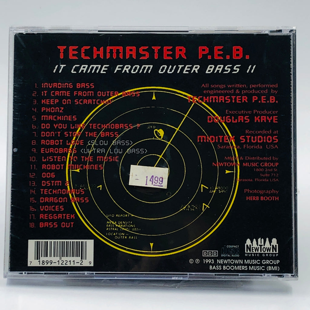 Techmaster P.E.B: It Came From Outer Bass II: CD – Mint