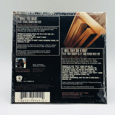 Mase featuring Total: What You Want/Will They Die 4 You: CD Single