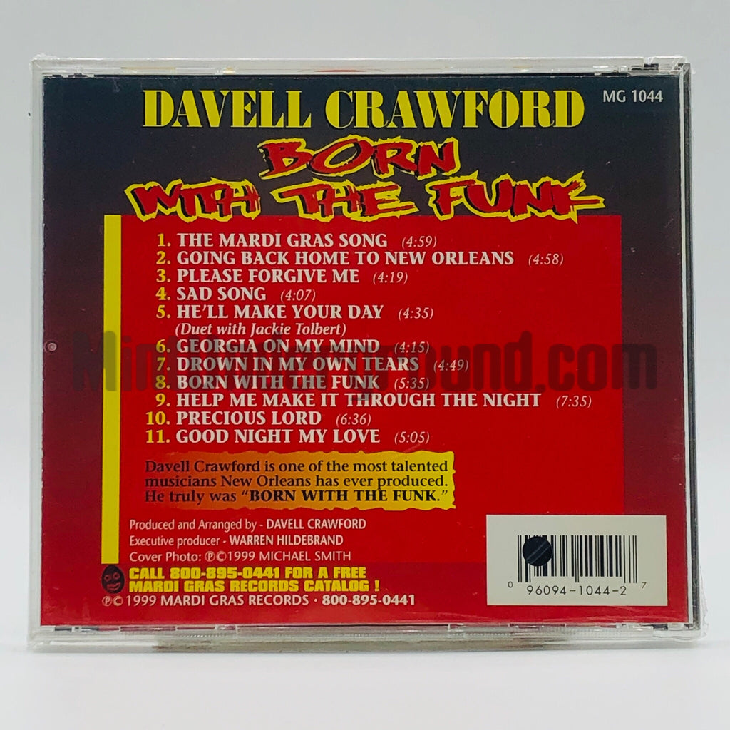 Davell Crawford: Born With The Funk: CD Davell Crawford: Born With The Funk: CD
