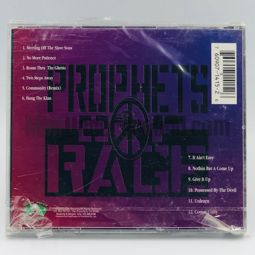 Prophets Of Rage: No More Patience: CD – Mint Underground