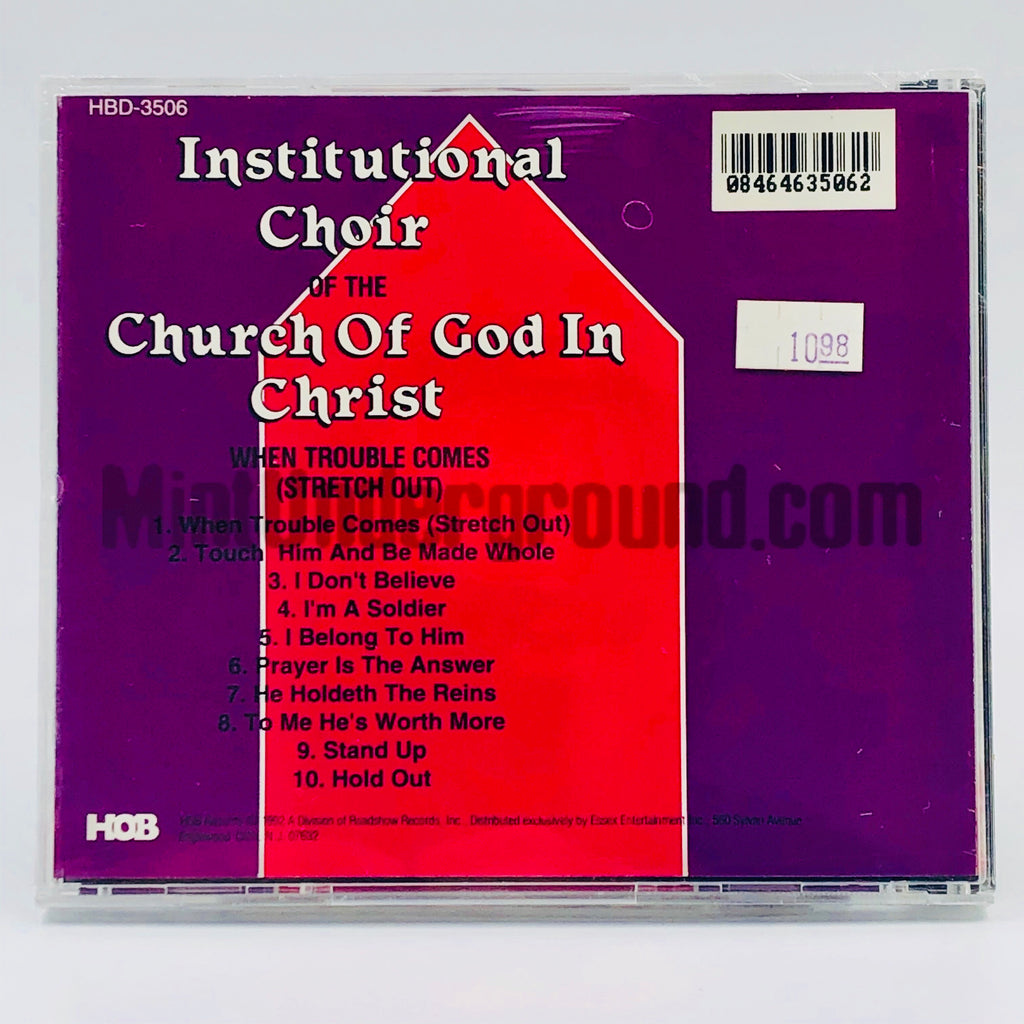 Institutional Choir Of The Church Of God In Christ: When Trouble Comes: CD Institutional Choir Of The Church Of God In Christ: When Trouble Comes: CD