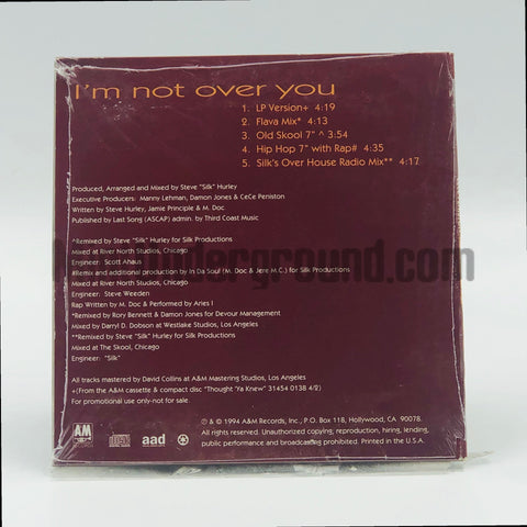 Cece Peniston: I'm Not Over You: CD Single