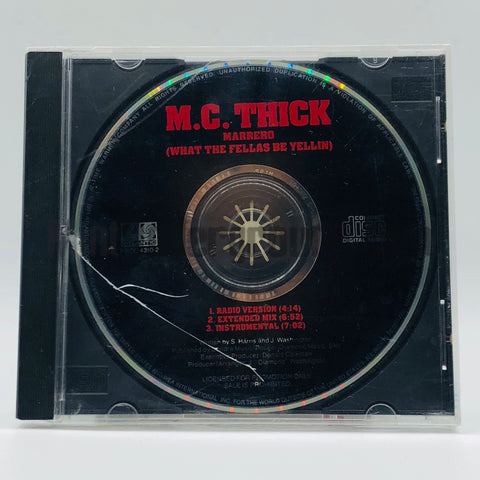 M.C. Thick/MC Thick: Marrerro (What The Fellas Be Yellin): CD Single