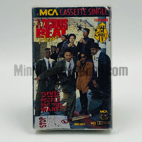 Superslim & DJ Candyman/Vicious Beat Posse: Give The People What They Want: Cassette Single