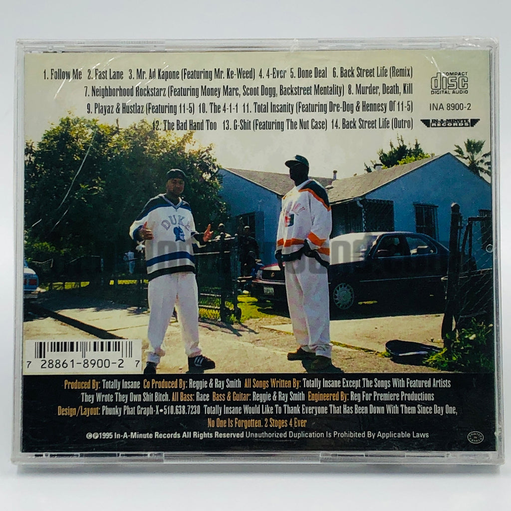 Totally Insane: Back Street Life: CD – Mint Underground