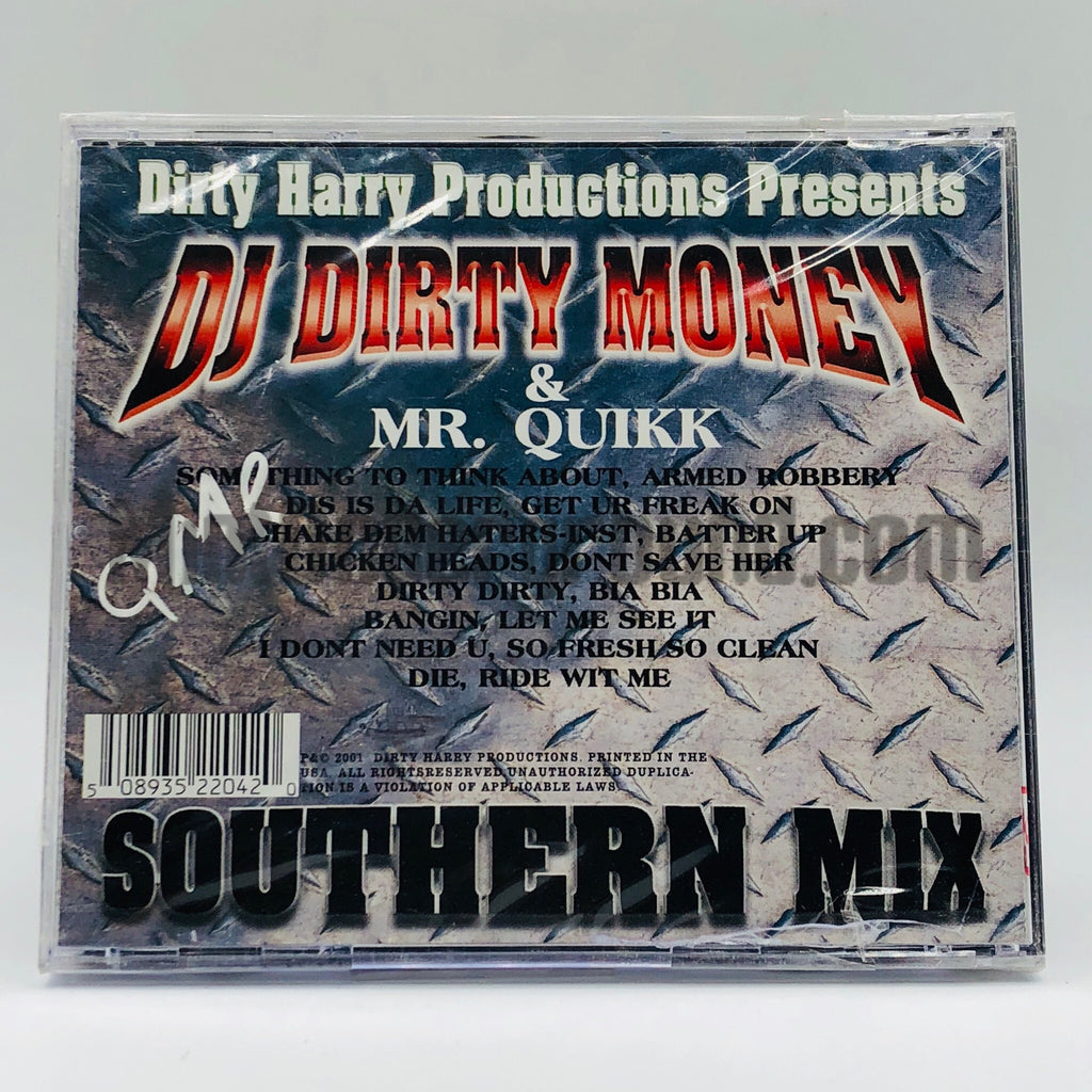 Dirty Harry Productions Presents: DJ Dirty Money & Mr. Quikk: Down Right Dirty Southern Mix: CD Dirty Harry Productions Presents: DJ Dirty Money & Mr. Quikk: Down Right Dirty Southern Mix: CD