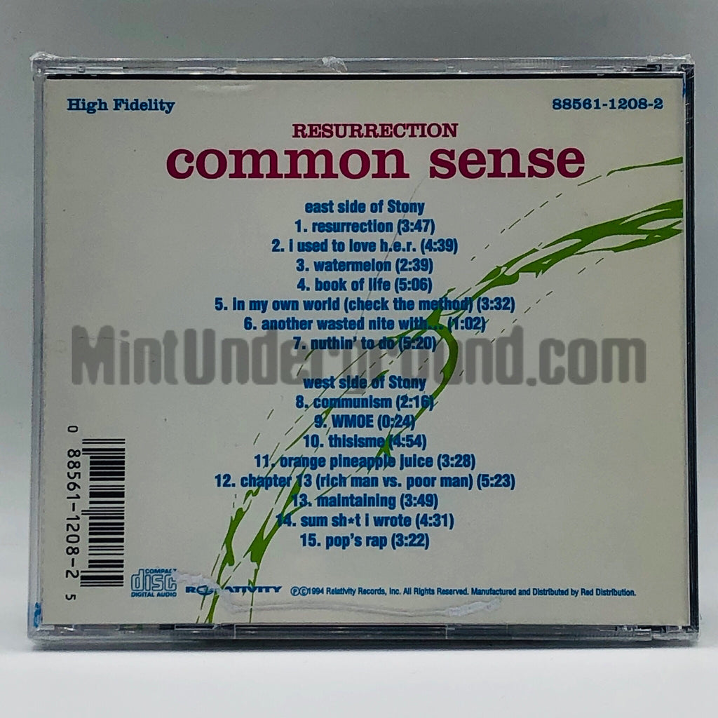 Common Sense: Resurrection: CD