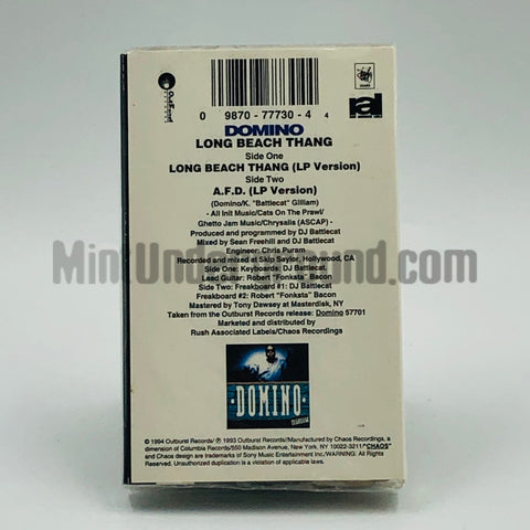 Domino: Long Beach Thang/A.F.D: Cassette Single