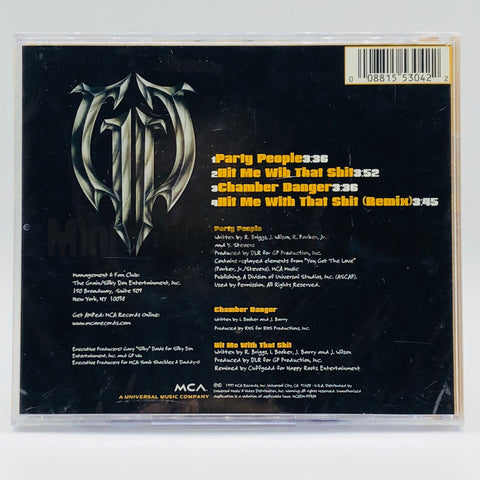 GP Wu: Party People/Hit Me With That Shit/Chamber Danger: CD Single