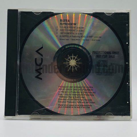Ruffa: Representin: CD Single