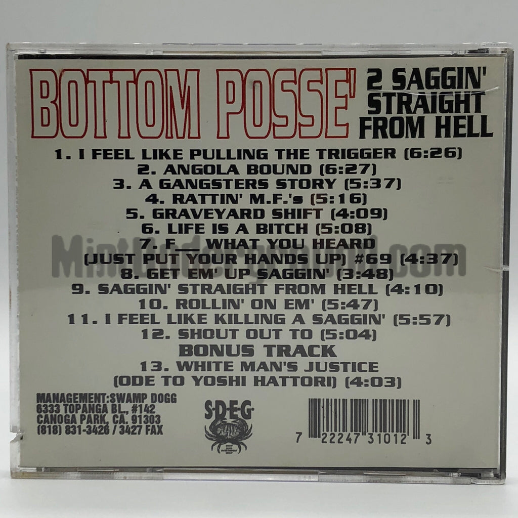 BOTTOM POSSE/2 SAGGIN' STRAIGHT〜/G-RAP Bottom Posse Store: Official Merch & Vinyl