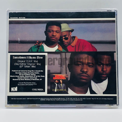 Nice & Smooth: Sometimes I Rhyme Slow: CD Single