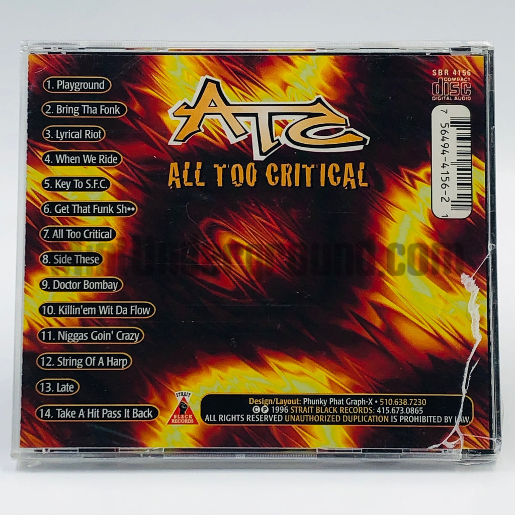 ATC: All Too Critical: CD – Mint Underground