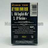 King Tee: At Your Own Risk: Cassette Single