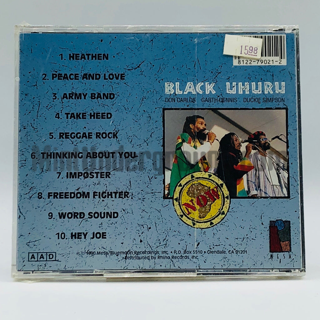 Black Uhuru: Now: CD Black Uhuru: Now: CD