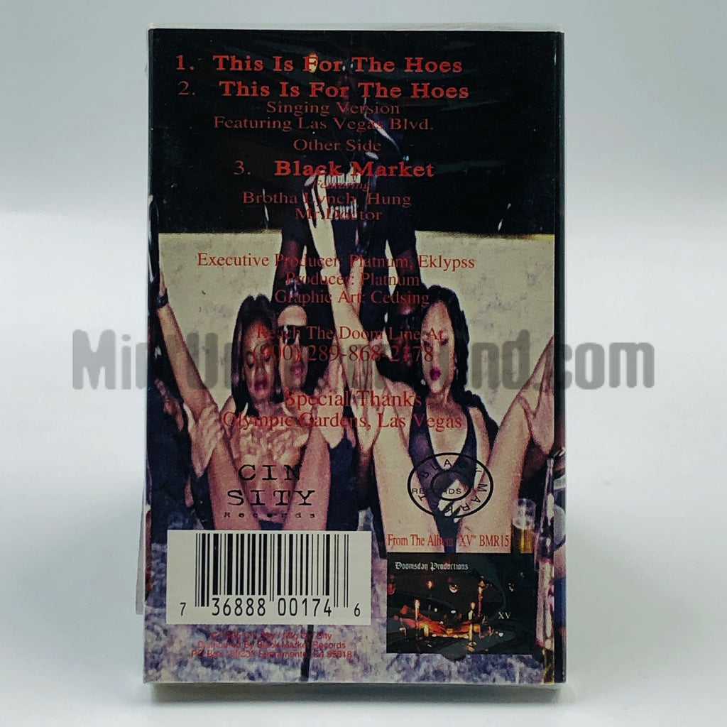 Doomsday Productions: This Is For The Hoes: Cassette Single – Mint