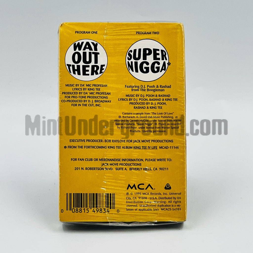 King Tee: Way Out There/Super Nigga: Cassette Single King Tee: Way Out There/Super Nigga: Cassette Single