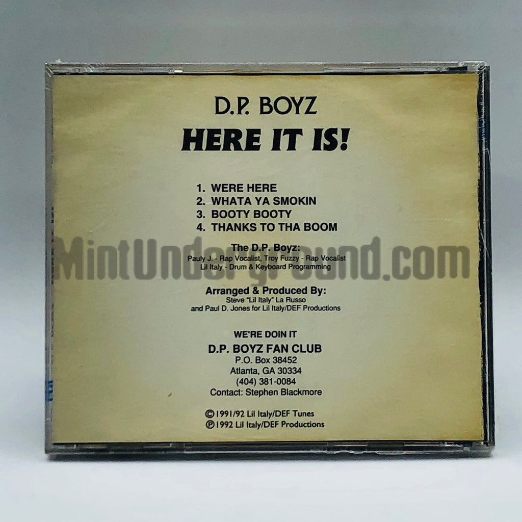 D.P. Boyz: Here It Is: CD D.P. Boyz: Here It Is: CD