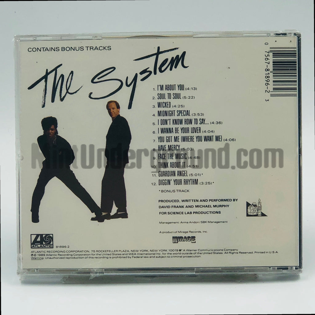 The System: Rhythm And Romance: CD The System: Rhythm And Romance: CD