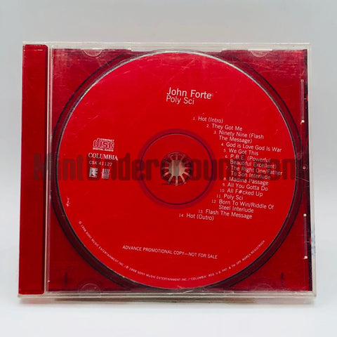 John Forte: Poly Sci: CD: Promo